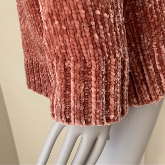 ORVIS Chenille Crewneck Sweater Pullover Pink Rose Classic Soft Warm Size L - Picture 10 of 14